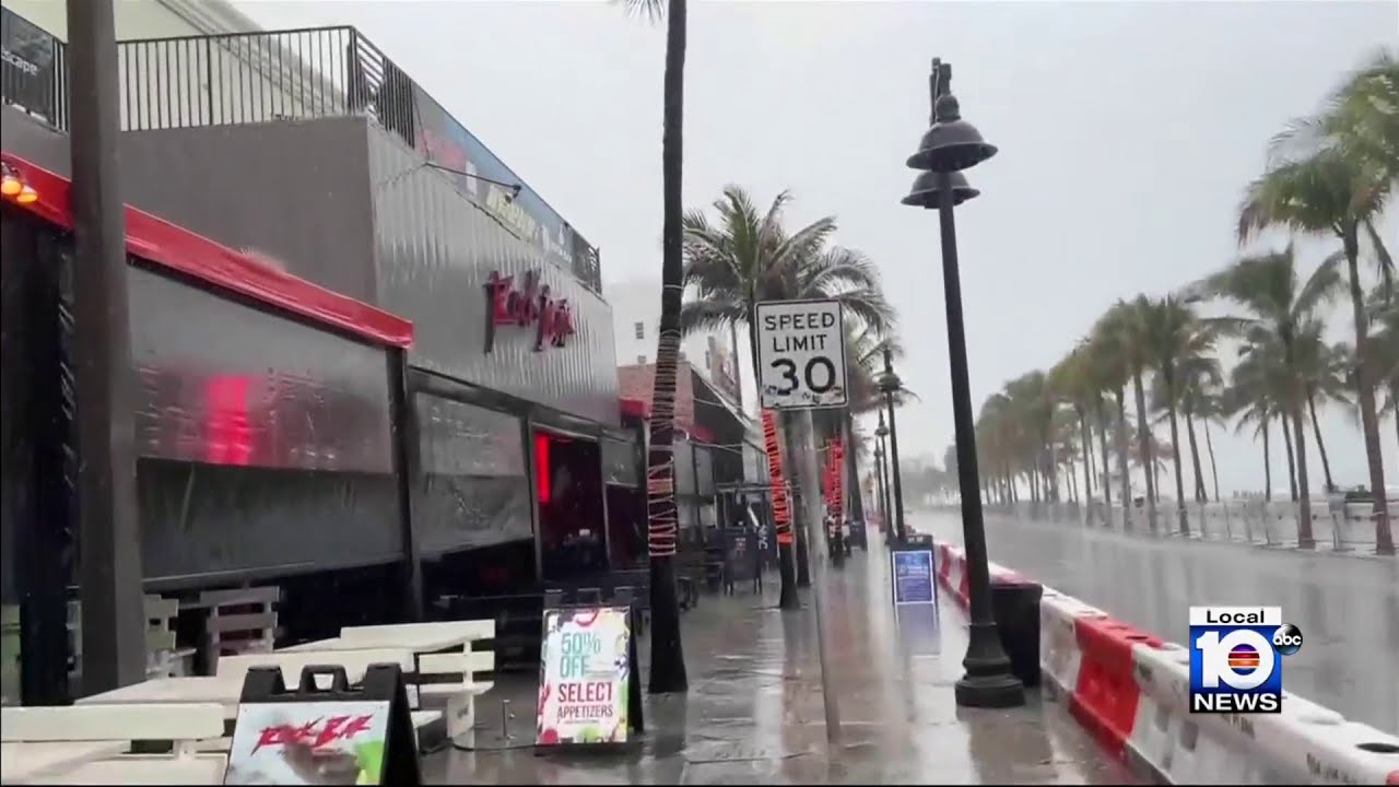 Wet weather greets final weekend of spring break in South Florida