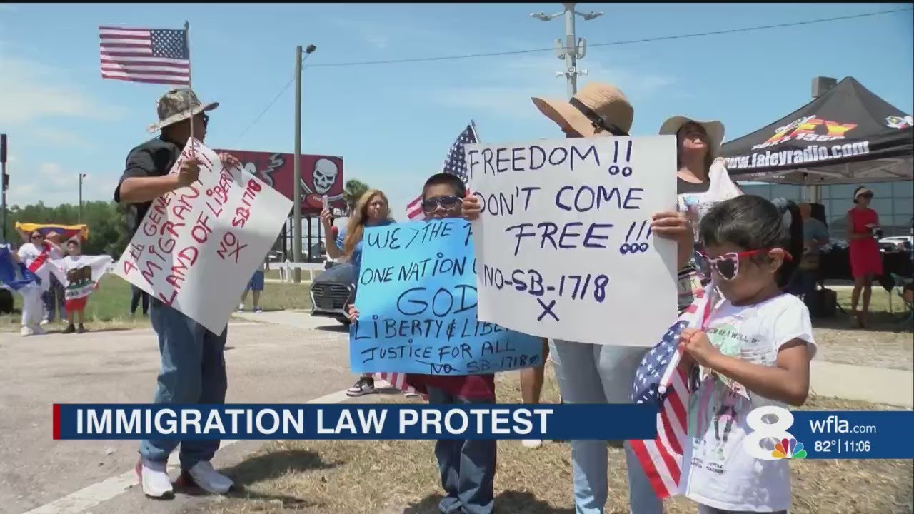 Florida’s new immigration law sparks protests in Tampa