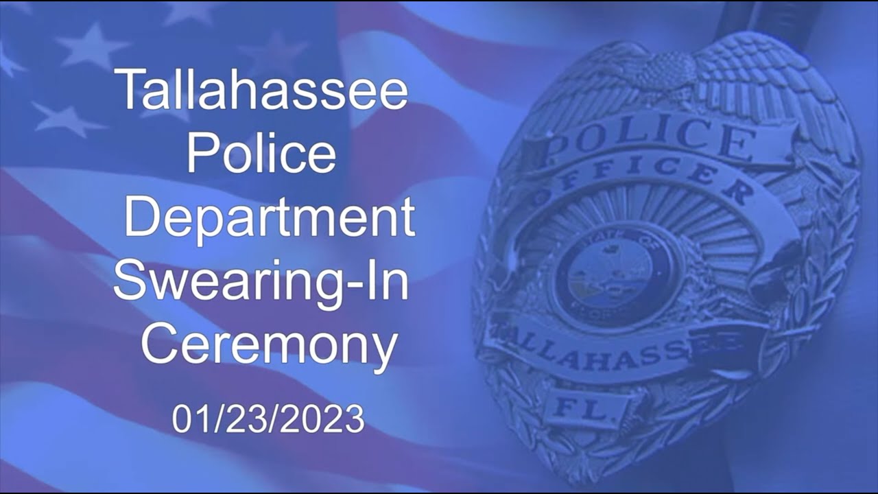 Tallahassee Police Department Swearing-In Ceremony – January 23, 2023