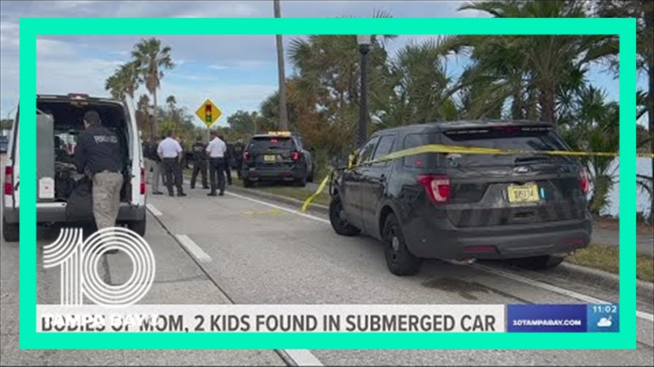 Mother and 2 young sons found dead in submerged car in Lakeland lake