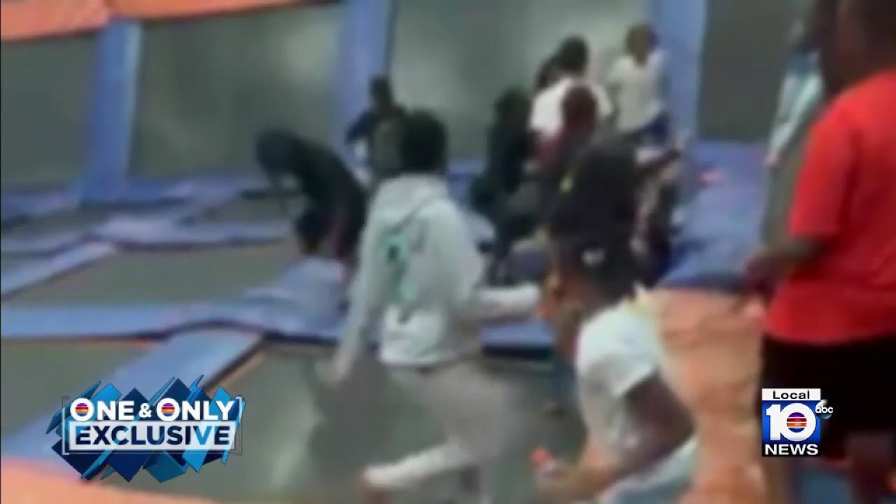 Police investigating after brawl among teenagers at Pompano Beach trampoline park