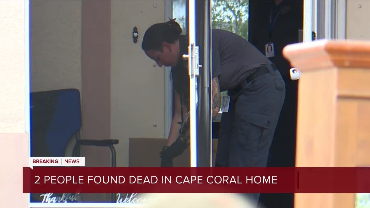 Cape Coral Police investigate death of man and woman found inside a home