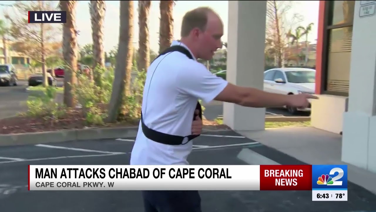 LIVE: 'This Is A Hate Crime': Cape Coral Chabad Jewish Center Attacked By Vandal