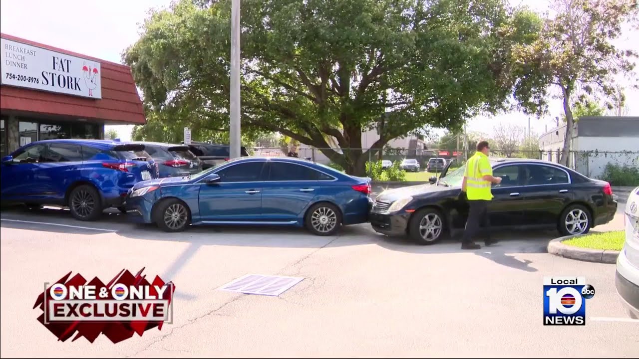 Police arrest man with hatchet who attacked woman after crash in Davie parking lot