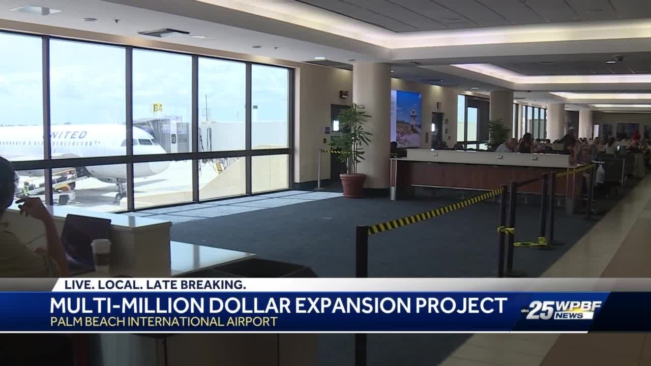 Palm Beach International Airport undergoing expansion