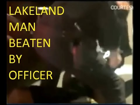 OUT OF CONTROL Lakeland Police Officer BEATS SUSPECT in the face while supervisors watch